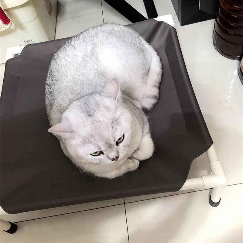 Elevated Dog Camping Bed – Portable Foldable Pet Hammock for Dogs & Cats