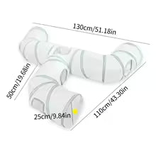 Interactive Cat Tunnel Toy – Collapsible Play Tunnel for Indoor Cats