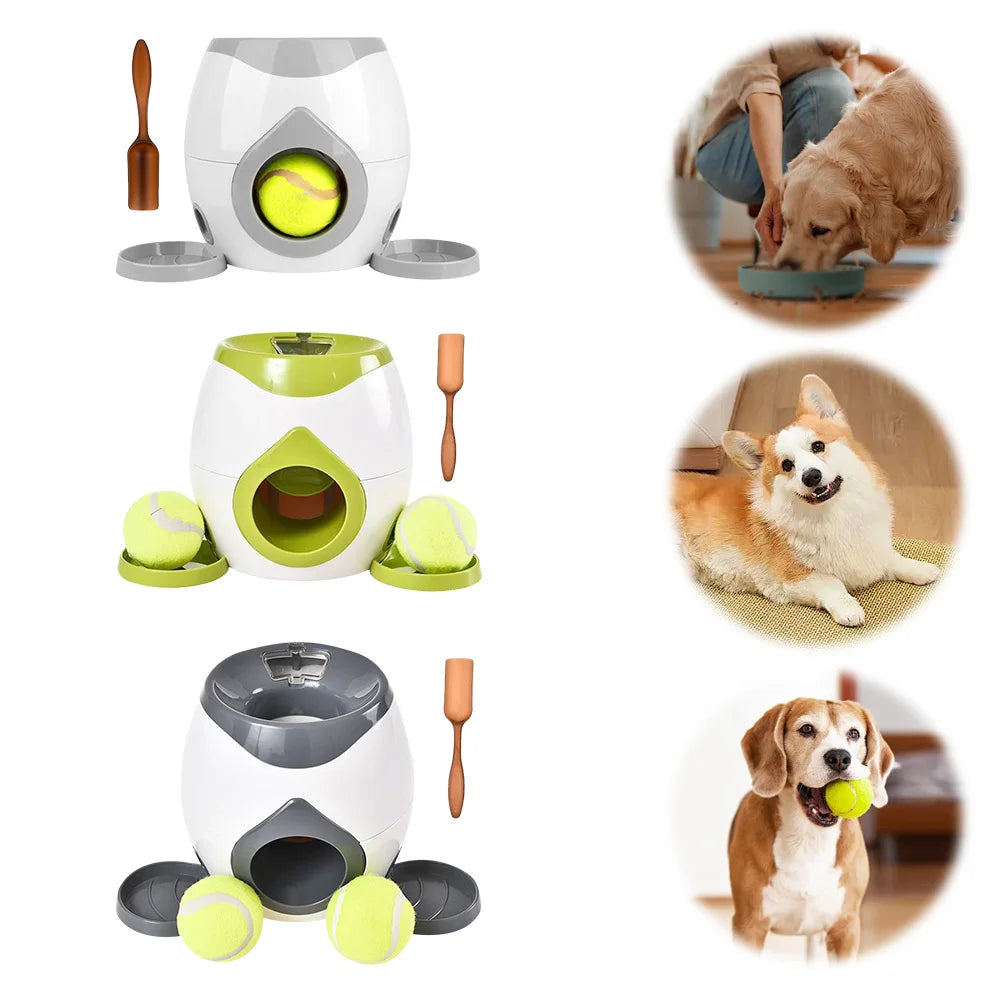 Interactive Dog Ball Launcher ā Treat Reward & Slow Feeder Toy for Dogs