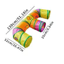 Interactive Cat Tunnel Toy – Collapsible Play Tunnel for Indoor Cats