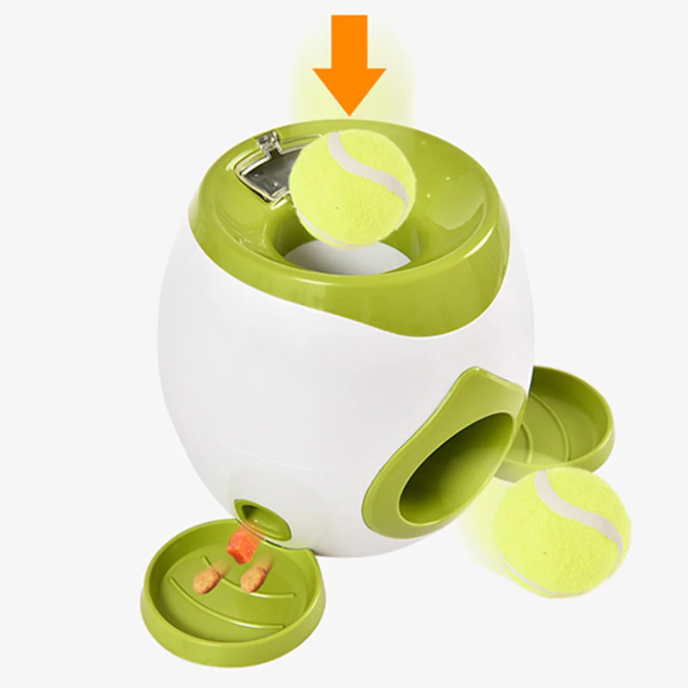 Interactive Dog Ball Launcher – Treat Reward & Slow Feeder Toy for Dogs
