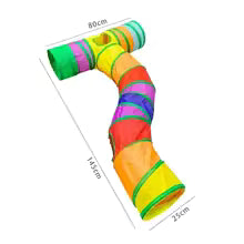 Interactive Cat Tunnel Toy – Collapsible Play Tunnel for Indoor Cats