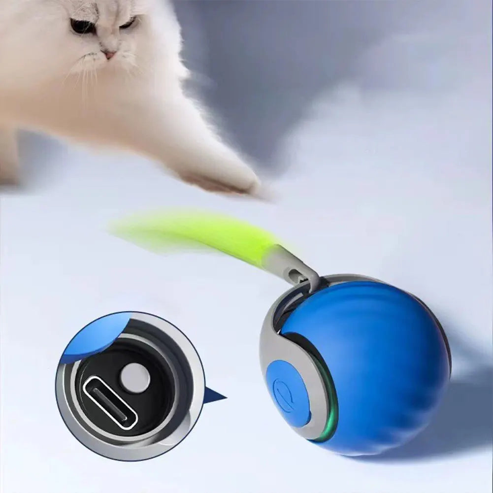 Automatic Interactive Cat Toy Ball – Speedy Tail 2.0 Moving Toy