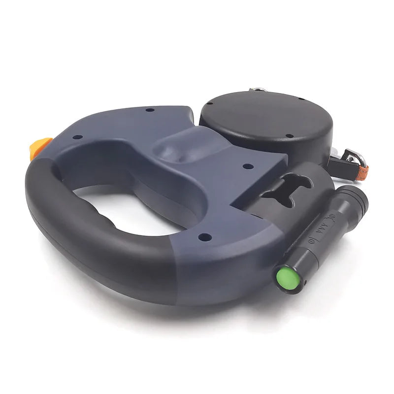 Double Dog Leash with LED Light – Tangle-Free Retractable Leash for Two Dogs