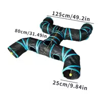 Interactive Cat Tunnel Toy – Collapsible Play Tunnel for Indoor Cats