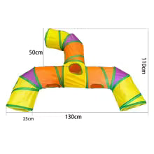 Interactive Cat Tunnel Toy – Collapsible Play Tunnel for Indoor Cats