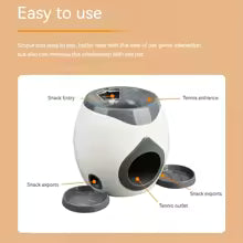 Interactive Dog Ball Launcher – Treat Reward & Slow Feeder Toy for Dogs