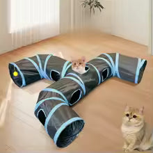 Interactive Cat Tunnel Toy – Collapsible Play Tunnel for Indoor Cats