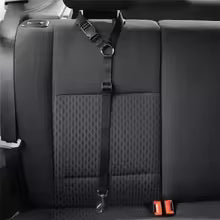 Dog Car Seat Belt – Adjustable Nylon Safety Leash for Backseat Travel