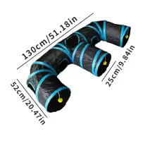 Interactive Cat Tunnel Toy – Collapsible Play Tunnel for Indoor Cats