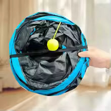 Interactive Cat Tunnel Toy – Collapsible Play Tunnel for Indoor Cats